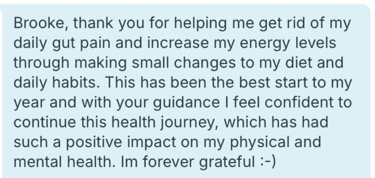 Patient testimonial